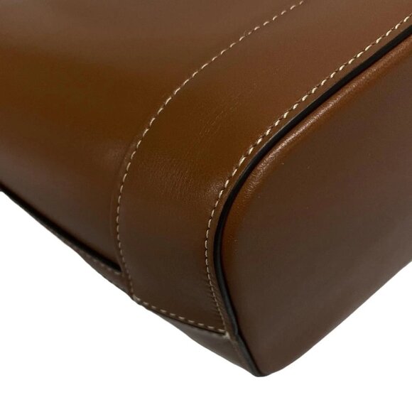 Auth CELINE Small Bucket Cuir Triomphe 113783DU3.04LU Tan (Brown) - Shoulder Bag - Picture 9 of 14